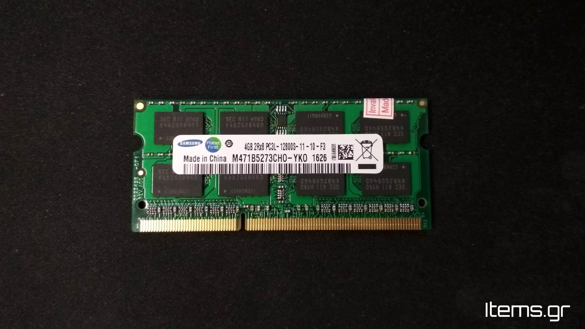 Samsung 4GB 2Rx8 PC3L-12800S-11-10-F3 DDR3L 1600MHz CL11 204 Pin SoDIMM RAM
