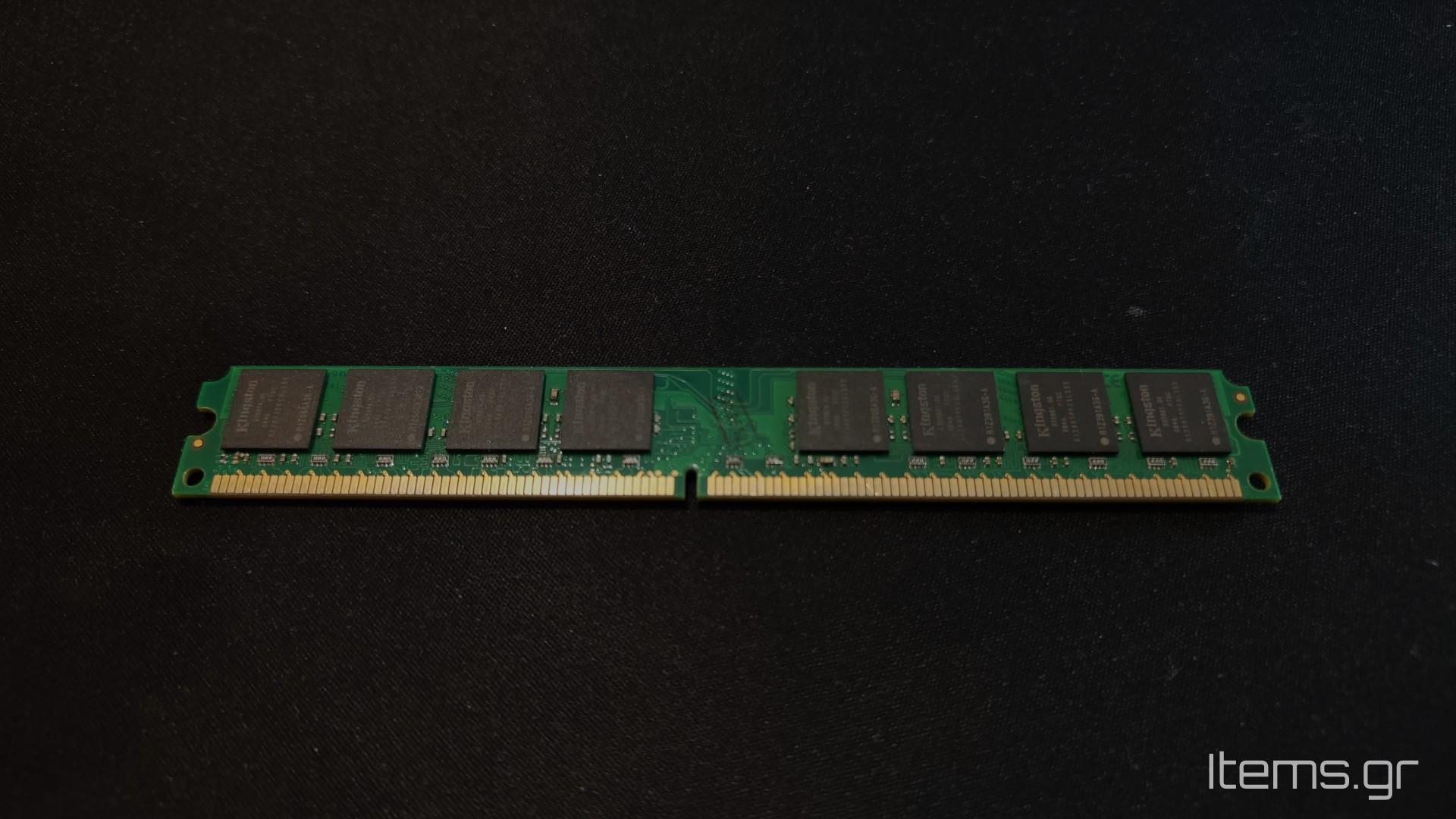 Kingston 2GB PC2-6400 DDR2 800MHz CL6 RAM Low Profile KVR800D2N6-2G - Items.gr